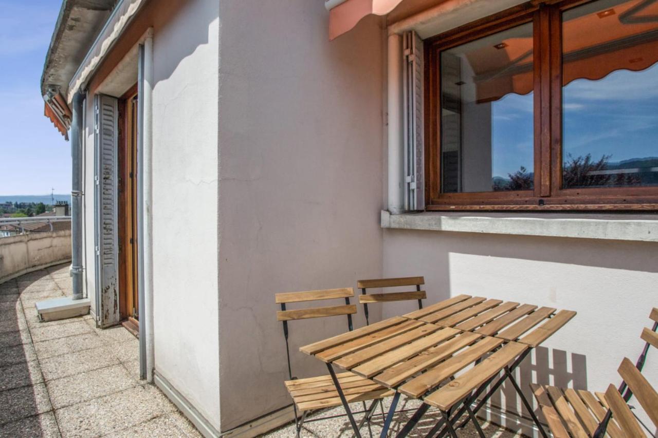 Modern 1Br With Terrace And A Breathtaking View In Annecy Appartement Buitenkant foto